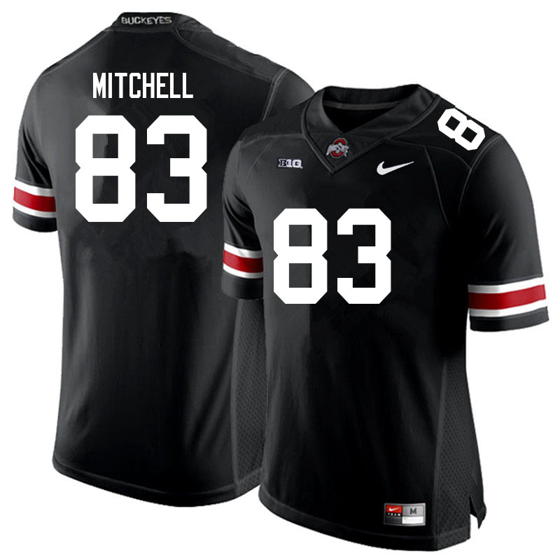 Men #83 Joop Mitchell Ohio State Buckeyes College Football Jerseys Sale-Black